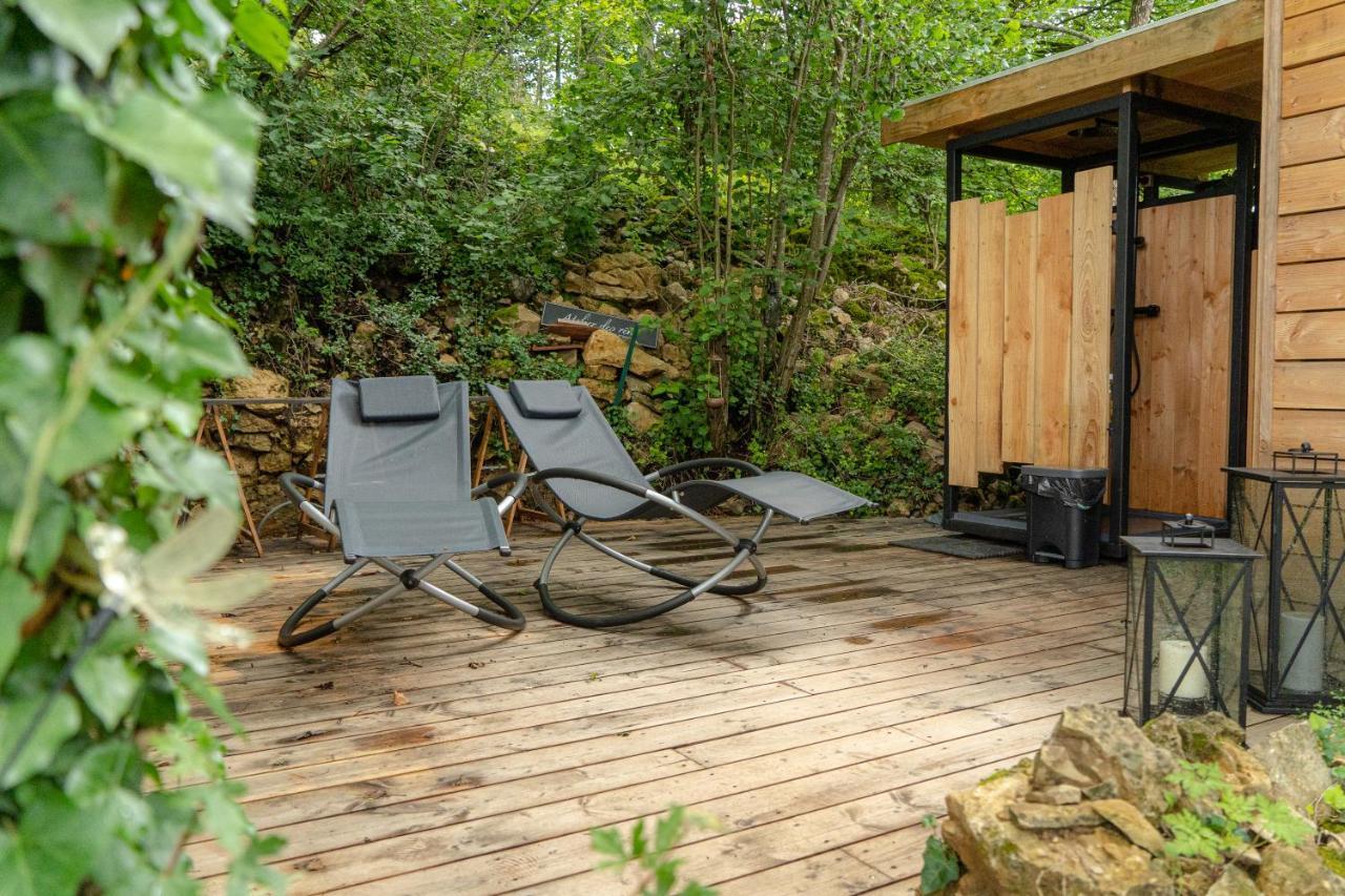 Le Moonloft insolite Tiny-House dans les arbres&1 séance de sauna pour 2 avec vue panoramique Osenbach Exterior foto